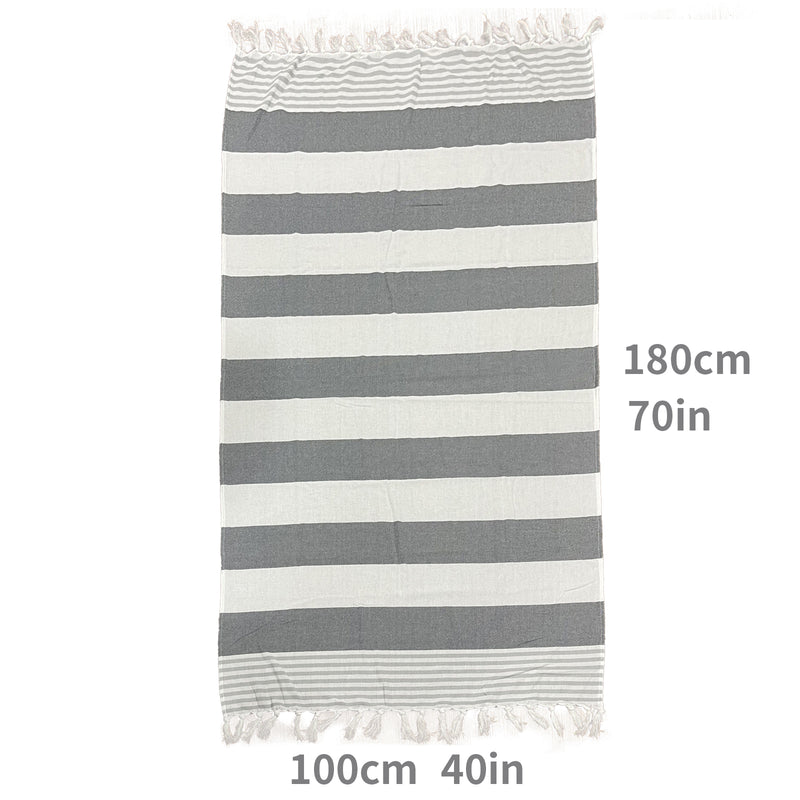 HiTubro  100%cotton beach towel 40*70"(100CM*180CM)  TURKISH TOWEL