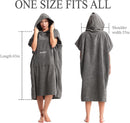 HiTurbo® microfiber Terry Surfing Poncho Changing Robe