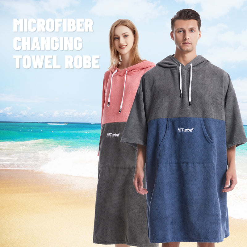 HiTurbo® Microfiber Terry Changing Robe 110*85cm