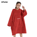 HiTurbo kids microfiber fleece robe with long sleeve