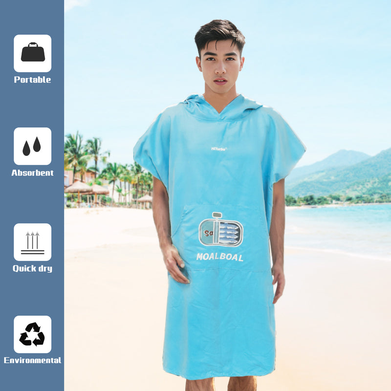 【 Moalboal】HiTurbo Dive maps microfiber changing robe