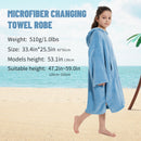 HiTurbo kids microfiber fleece robe with long sleeve