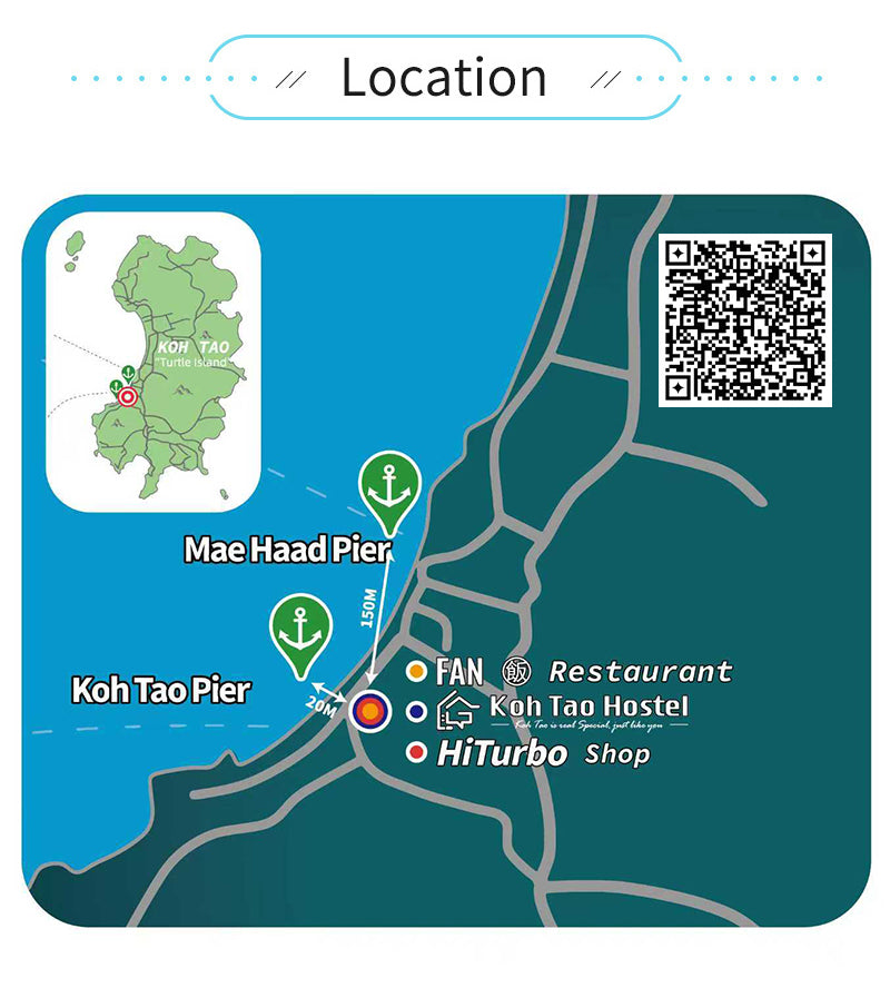 HikeTime Koh Tao Hostel （HikeTime FAN Restaurant，HiTurbo Diving Equapment Shop）