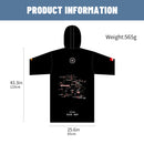 【 Komodo】HiTurbo Dive maps microfiber zipperd robe