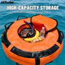 HiTurbo Duty Freedving Float  large storage compartment freedive buoy
