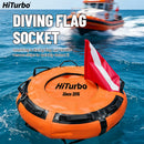 HiTurbo Duty Freedving Float  large storage compartment freedive buoy