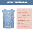 【Komodo】HiTurbo Dive maps 100% cotton shirt