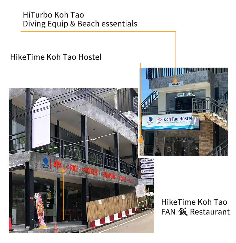 HikeTime Koh Tao Hostel （HikeTime FAN Restaurant，HiTurbo Diving Equapment Shop）