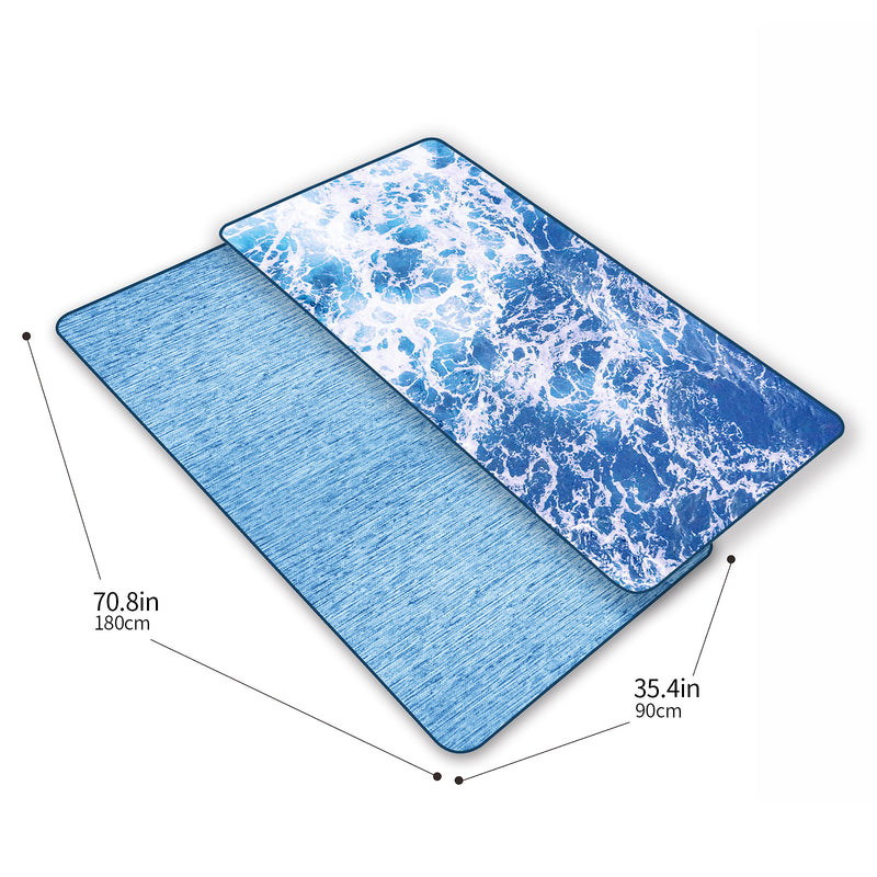 HiTurbo microfiber beach towel  180*90cm sand free