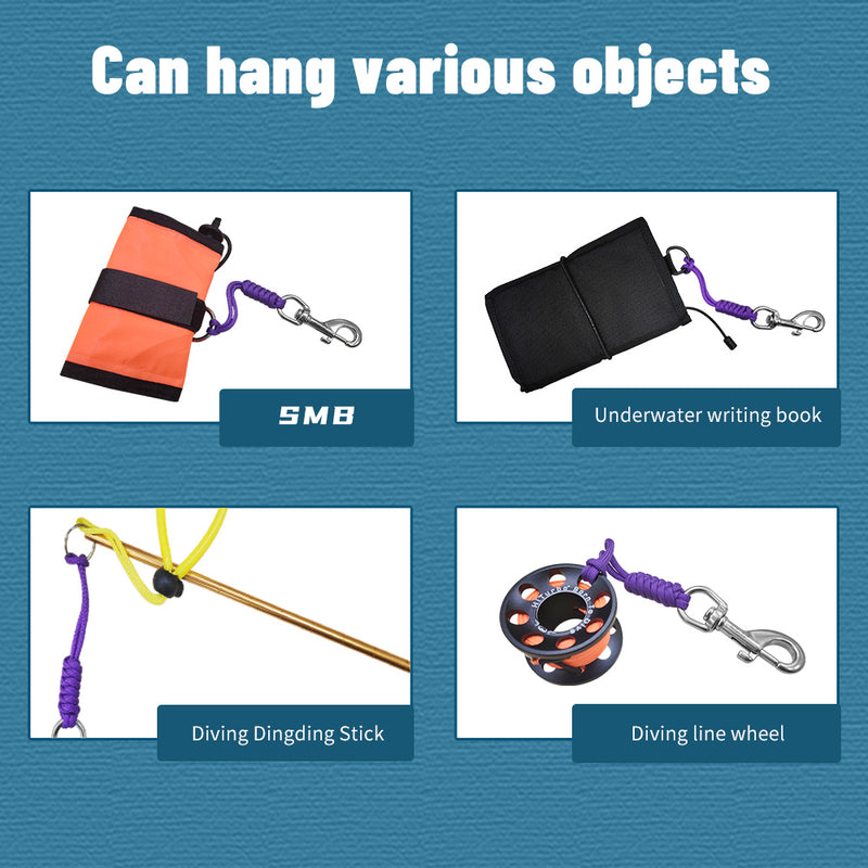 HiTurbo Stainless SteelSwivel EyeBoltsnap Cord Knot