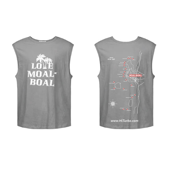 【Moalboal】HiTurbo dive maps 100% cotton shirt