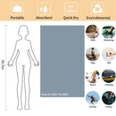 HiTurbo® Solid Color Microfiber Beach Towel，quick dry