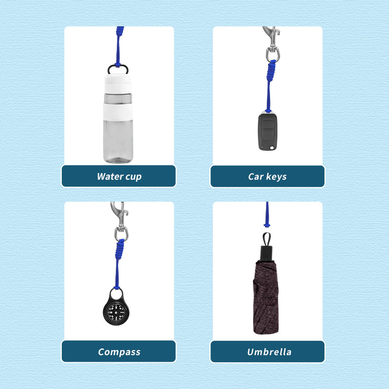 HiTurbo Stainless SteelSwivel EyeBoltsnap Cord Knot