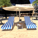 HiTurbo microfiber beach chair cover