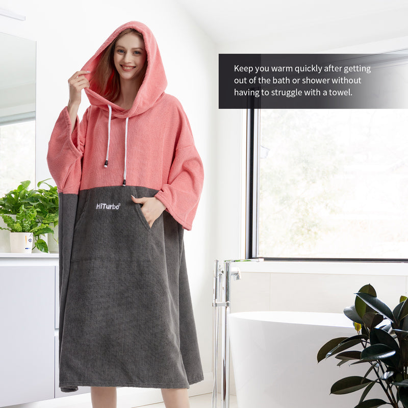 HiTurbo® Microfiber Terry Changing Robe 110*85cm