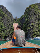 【Koh Tao】 HiTurbo dive maps  100% cotton shirt