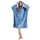 HiTurbo® Microfiber Fleece Long Sleeve Robe