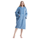 HiTurbo® Microfiber Fleece Long Sleeve Robe