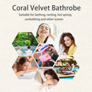 HiTurbo® Microfiber Fleece Long Sleeve Robe