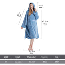 HiTurbo® Microfiber Fleece Long Sleeve Robe