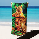 Microfiber Terry Printing Beach Towel for travel swimming, diving ,surfing ,bath