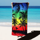 Microfiber Terry Printing Beach Towel for travel swimming, diving ,surfing ,bath