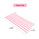 HiTurbo®  Stripe Microfiber Beach Towel SAND FREE