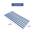 HiTurbo®  Stripe Microfiber Beach Towel SAND FREE