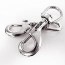 HiTurbo® 316 2-Pack 316 Stainless Steel Swivel Eye Bolt Snap Hook