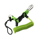 HiTurbo® Heavy Duty Dive & Fishing Lanyard Snappy Coil, 3.25" Stainless Clips,
