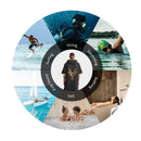 HiTurbo® Quick-Dry Surf Changing Robe zipper design