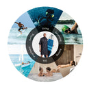 HiTurbo Adult Quick Dry Changing Robe With Star Printing