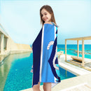 Microfiber Terry Printing Beach Towel for travel swimming, diving ,surfing ,bath