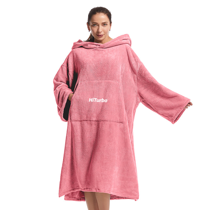 Amazon Womens Pink Dressing Gown With Hood HiTurbo Microfiber Fleece Long Sleeve Robe Amazon Womens Pink Dressing Gown With Hood HiTurbo Microfiber Fleece Long Sleeve Robe