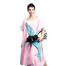 HiTurbo® Printing microfiber changing robe